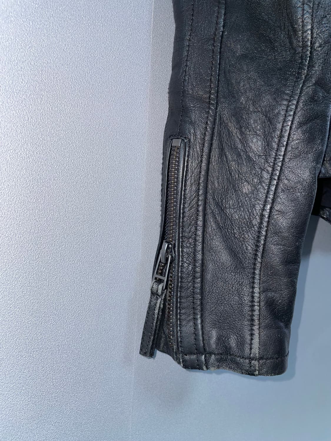 Zara short leather jacket 상품이미지9