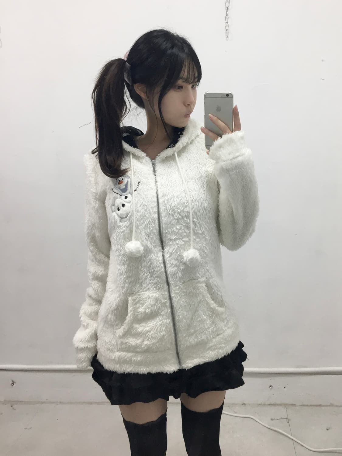 [DISNEY] 디즈니 올라프 폼폼이 달천깔 후드집업 상품이미지1