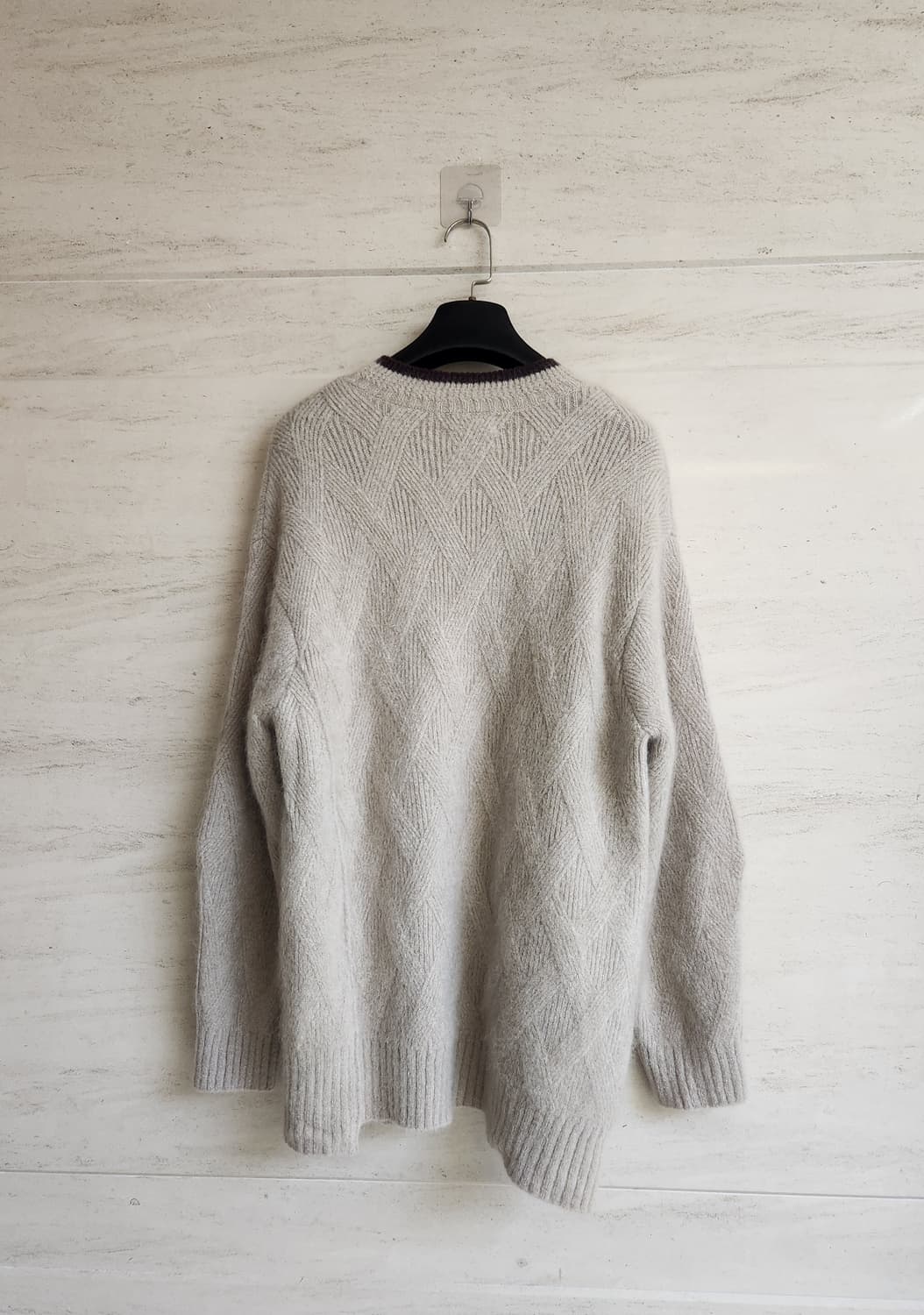 한섬 오브제 모헤어 울니트 탑 90사이즈 상품이미지3