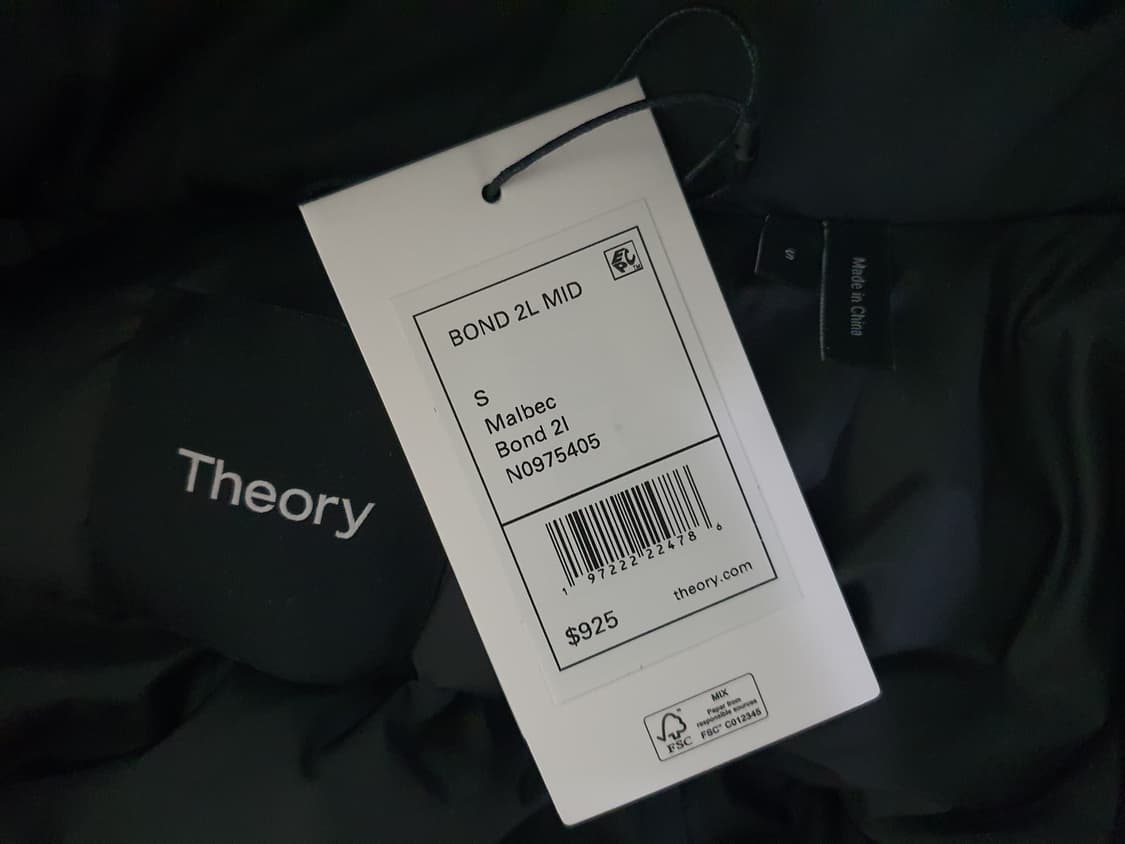 (새상품) 띠어리 울 혼방 발수 파카 롱패딩 코트 자켓 상품이미지8