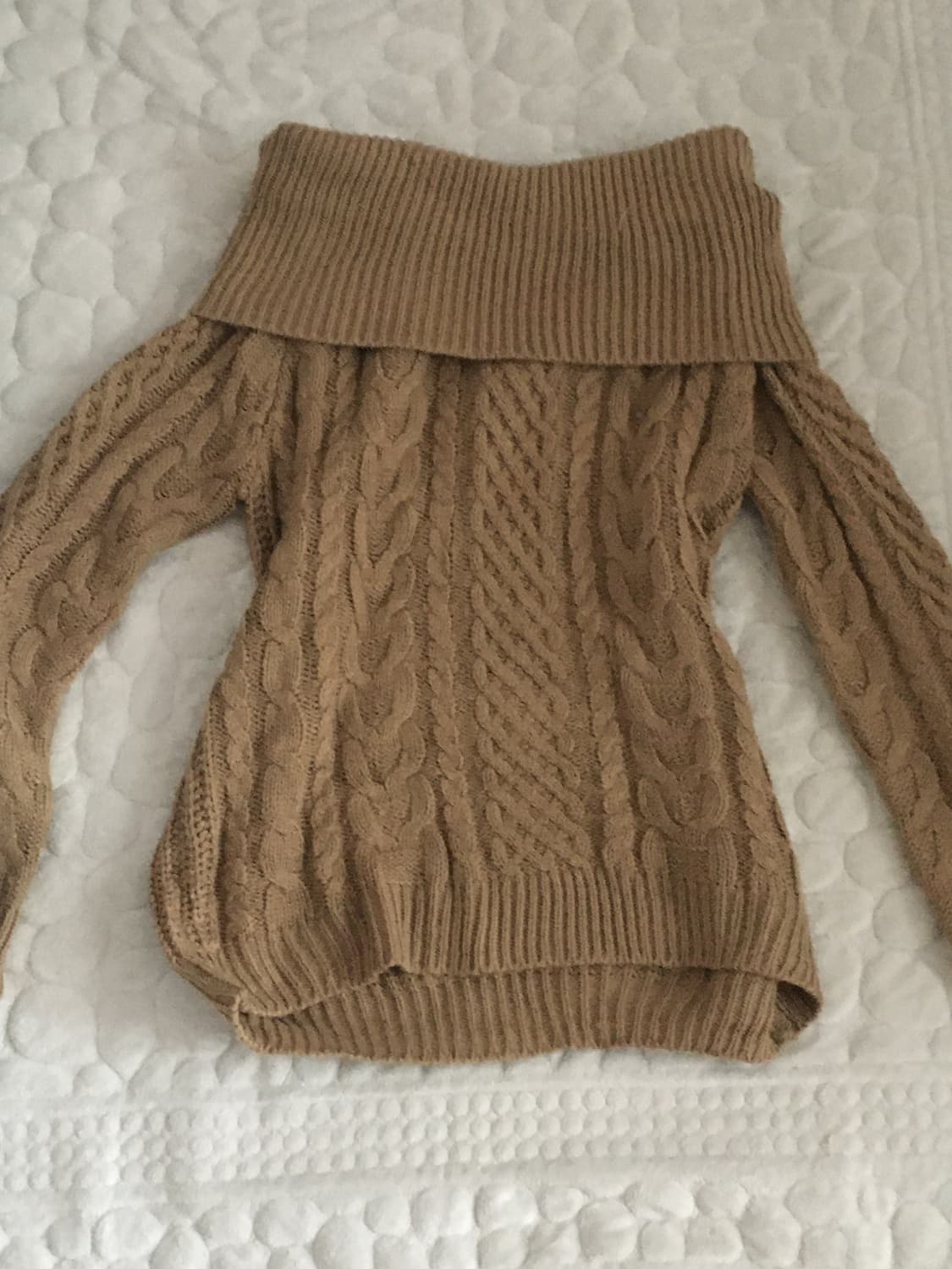 잉그니 초코 브라운 오프숄더 니트 라떼갸루 러블리 히메 오네 빈티지 상품이미지1