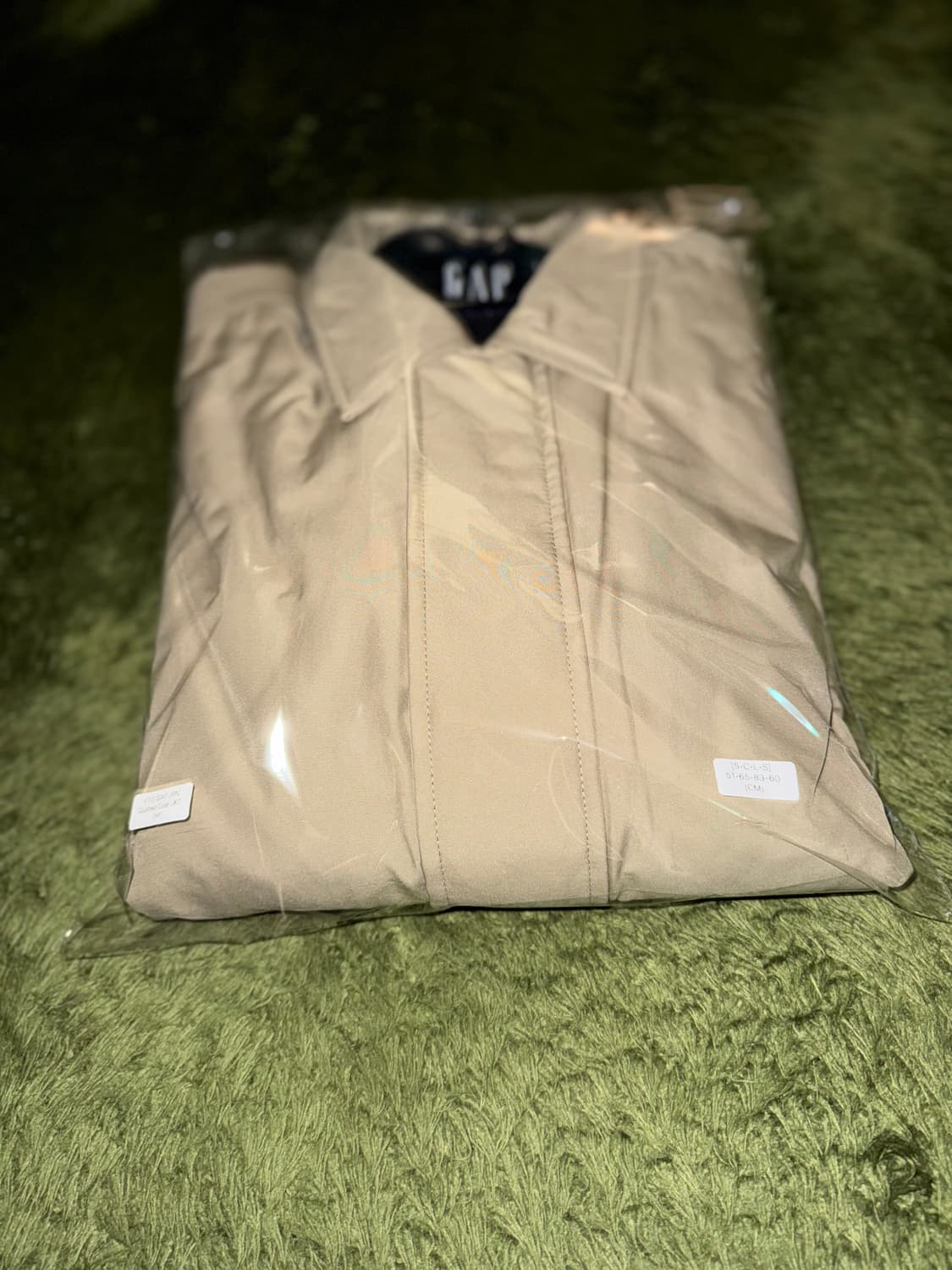 [M] 00s GAP 올드 갭 퀼티드 라이닝 투웨이 코튼 카코트 상품이미지10