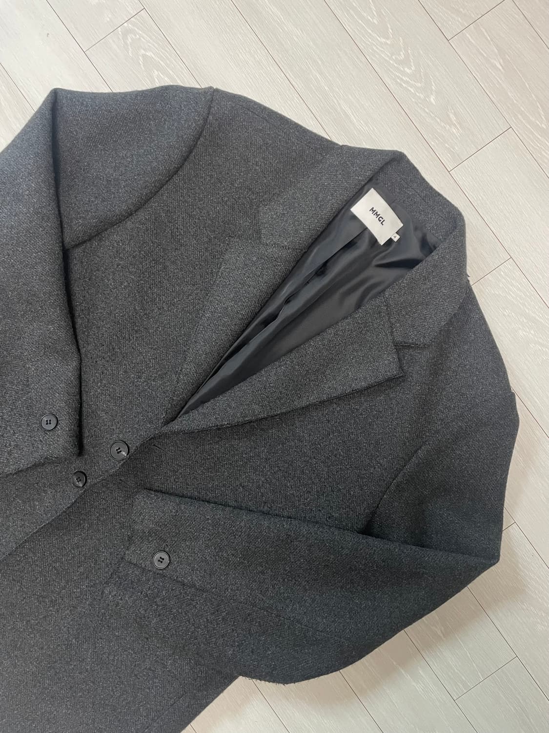 MMGL BLAZER COAT (CHARCOAL) 상품이미지1