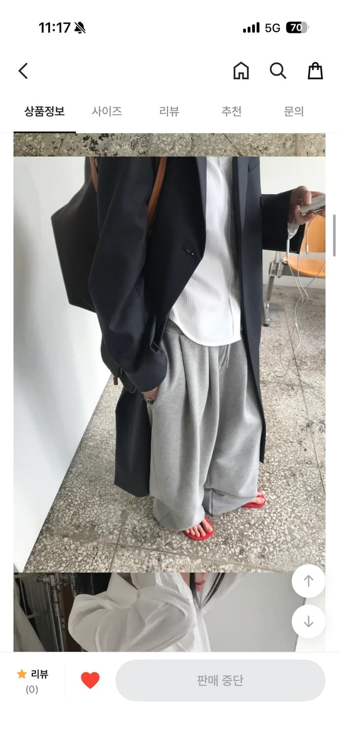 26SS 신상 위아 파피 팬츠 그레이 FREE 상품이미지3