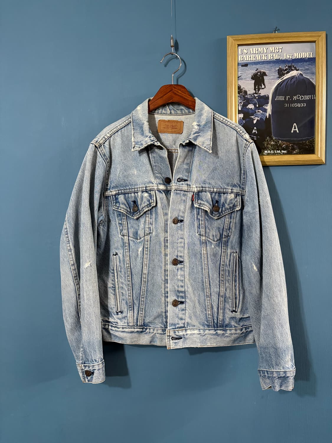 80‘s USA Levis 70506 denim jacket.  상품이미지1