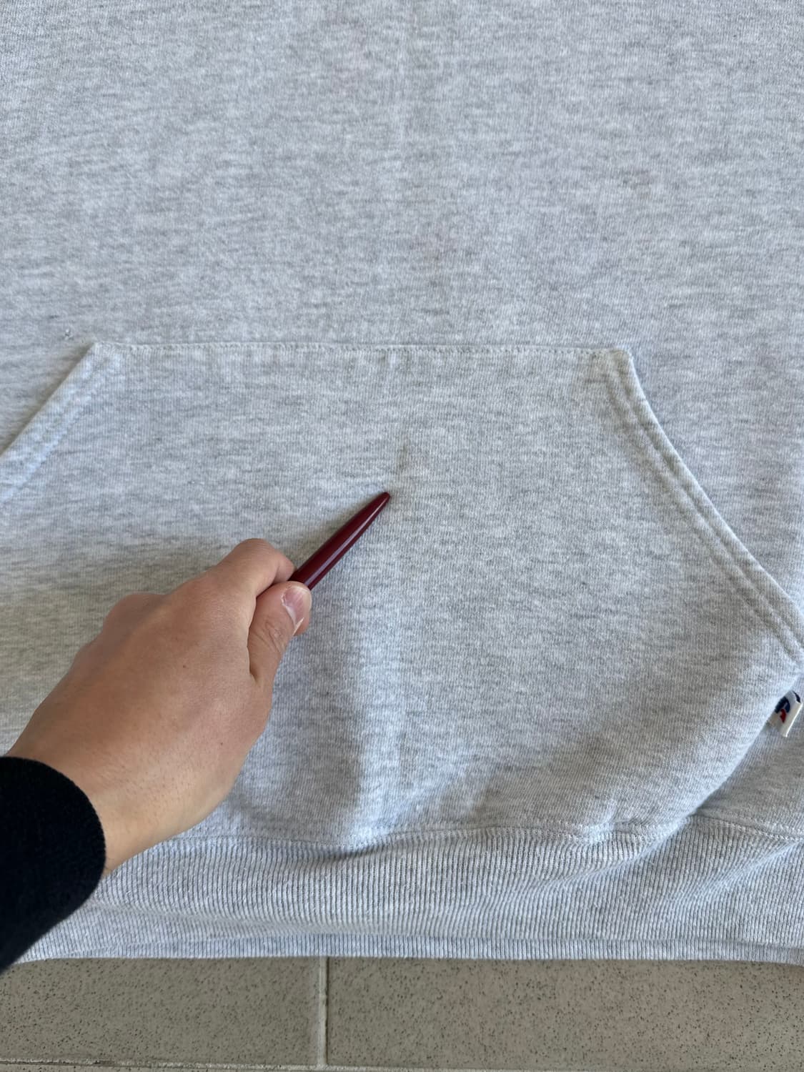 90s 빈티지 러셀 후드 그레이 XL USA 상품이미지5