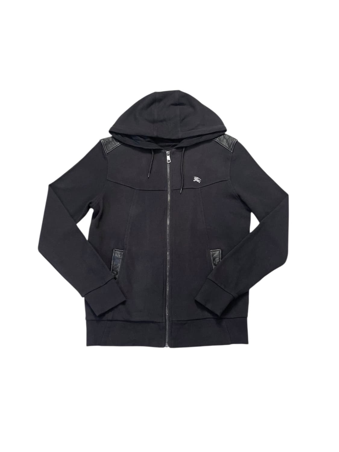 버버리 블랙라벨 가죽패치 집업 상품이미지1