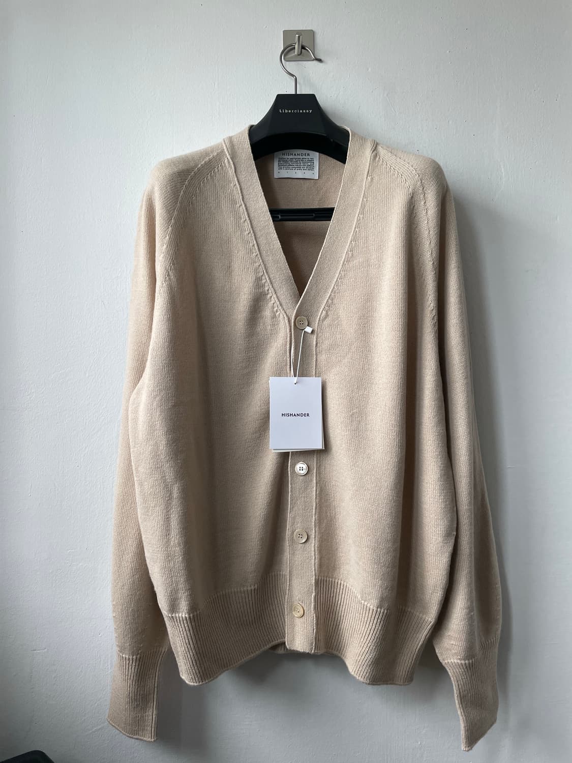 히즈핸더 WHOLEGARMENT CARDIGAN 02 새상품 상품이미지9