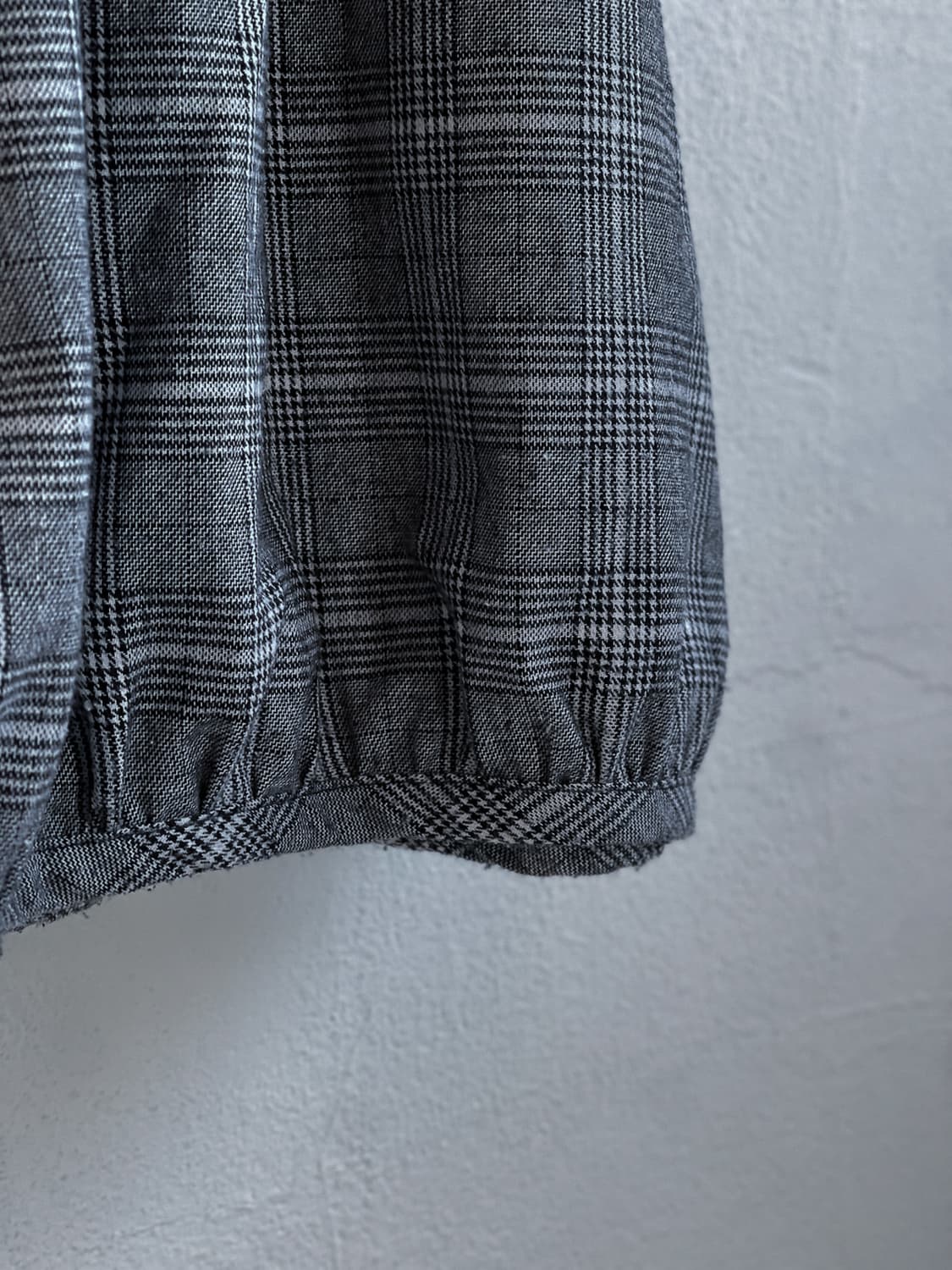 Gray Tartan Pumpkin Long Skirt 0279 상품이미지3