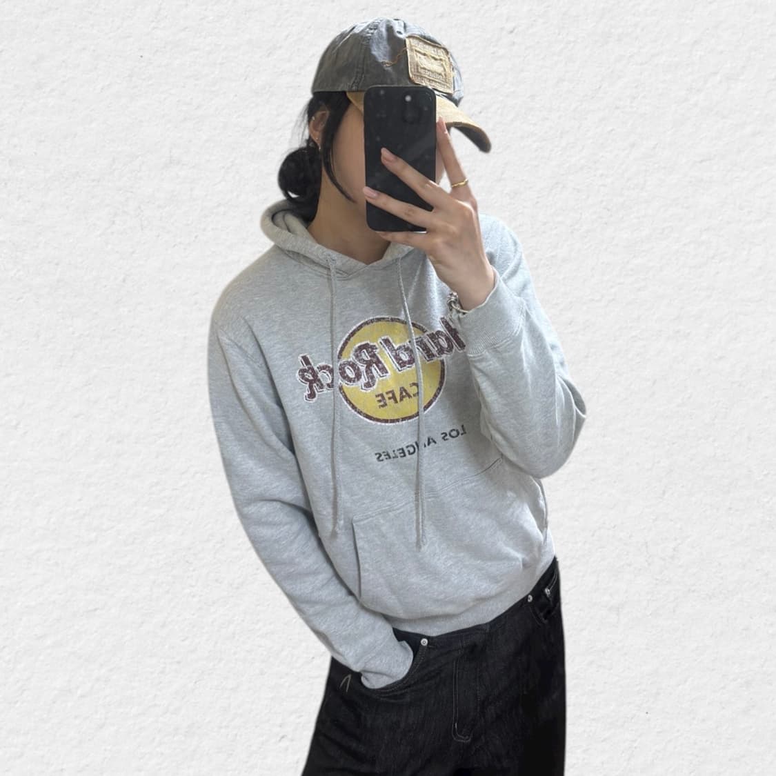 하드락 로스엔젤레스 빈티지 후드 상품이미지2