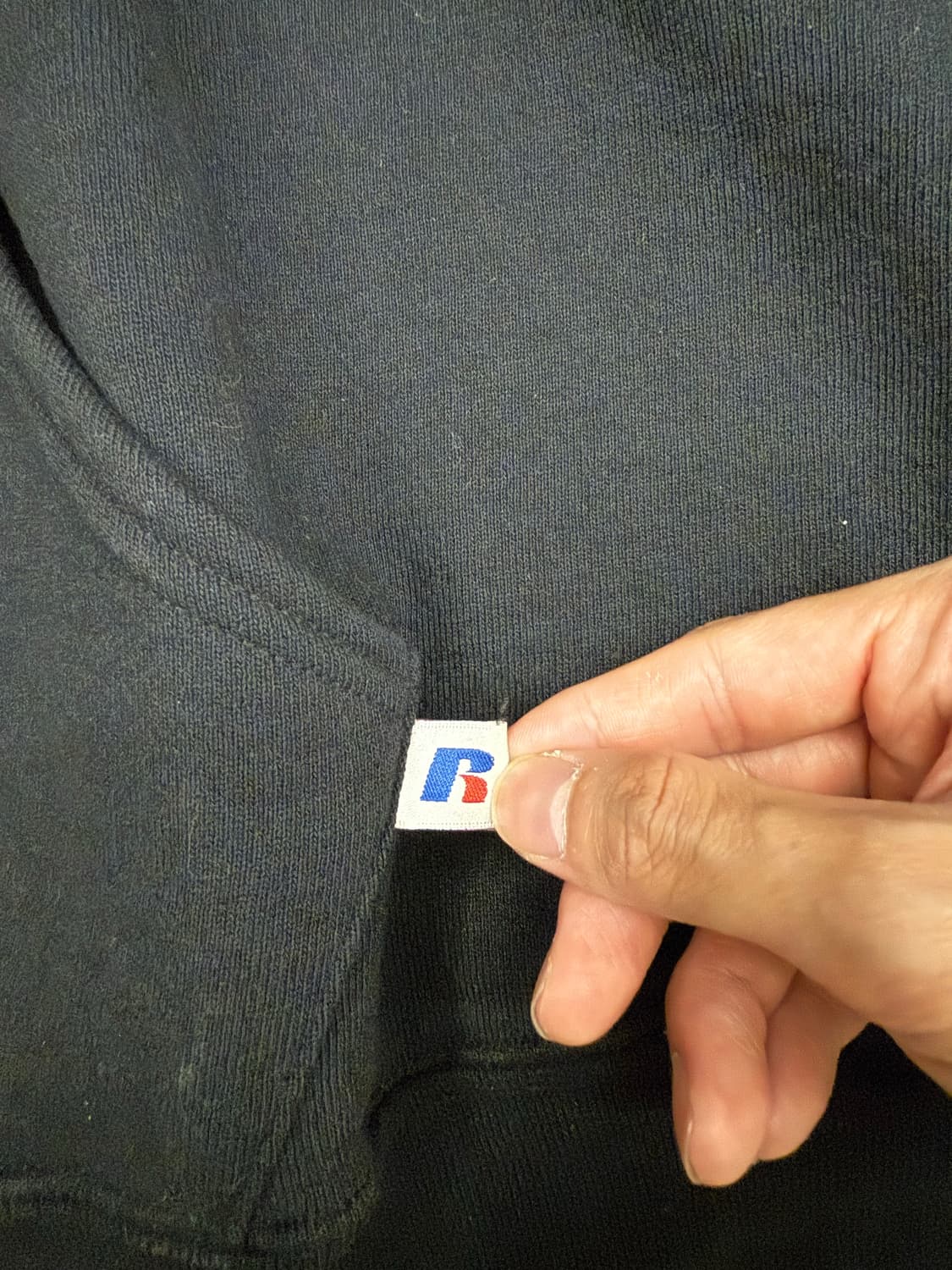 00s 러셀 후드집업 블랙 상품이미지4