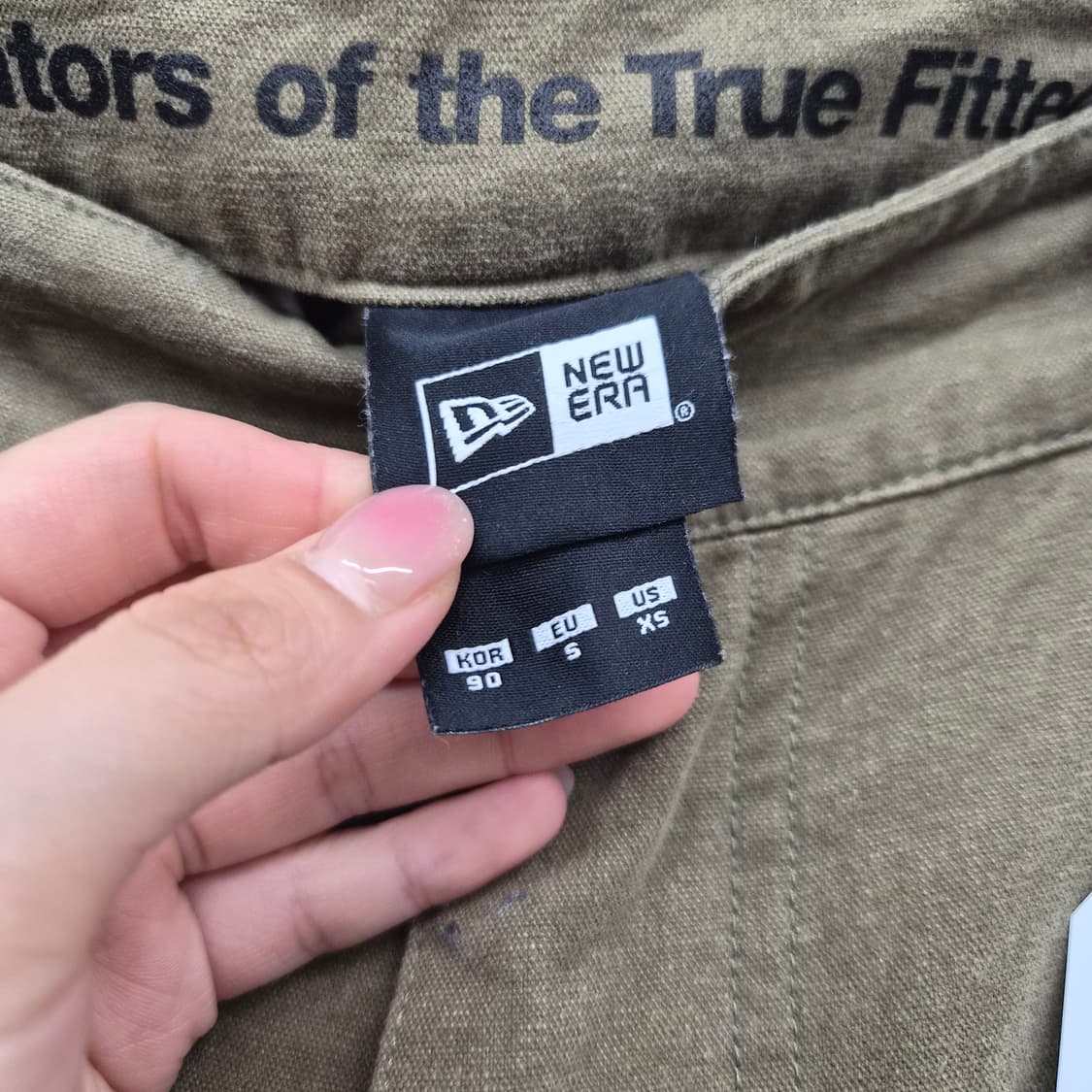 뉴에라 카키색 카고 조거 팬츠 30in 상품이미지4