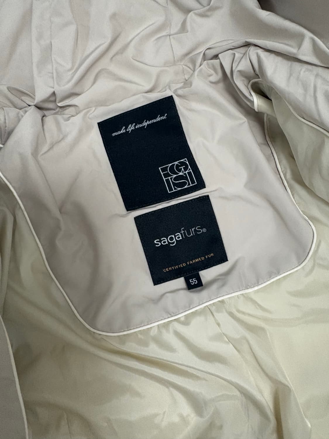 에고이스트 사가폭스 롱패딩 55 상품이미지3