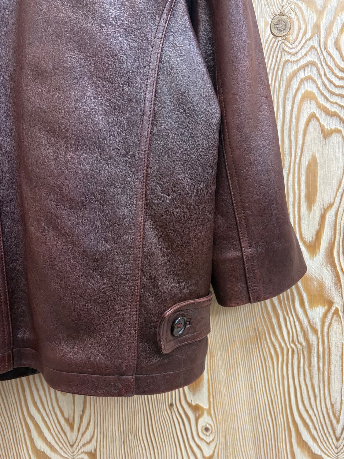 90s 입생로랑 레더 자켓 상품이미지5