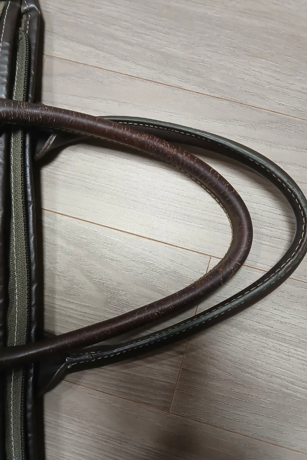 [닥터마틴/빈티지] 캔버스 레더 디테일 토트백  상품이미지4