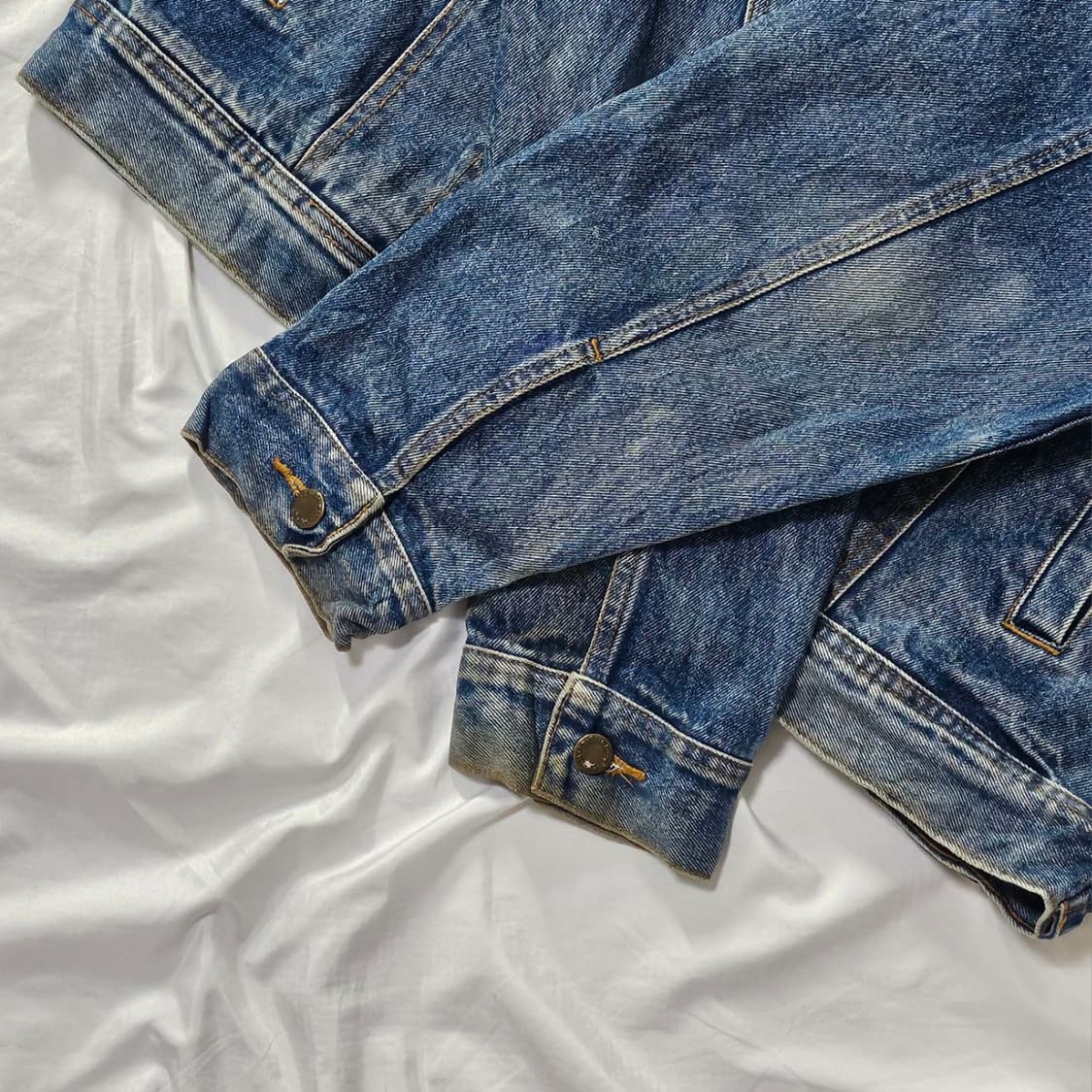 90’s Wrangler 랭글러 워싱 데님 자켓 L018 상품이미지3
