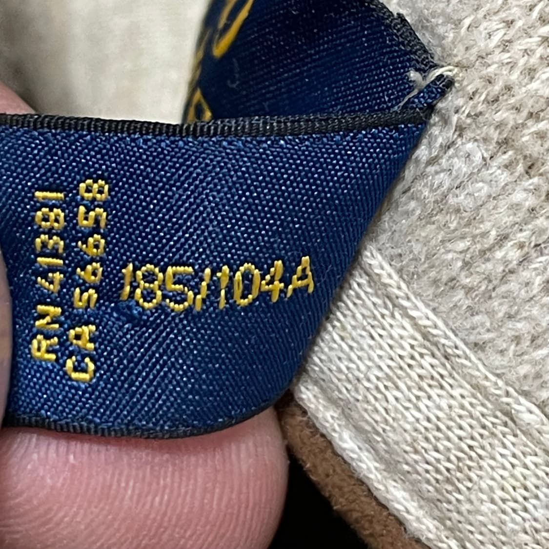 [XL] 폴로 랄프로렌 빈티지 숄카라 니트 오트밀 상품이미지3