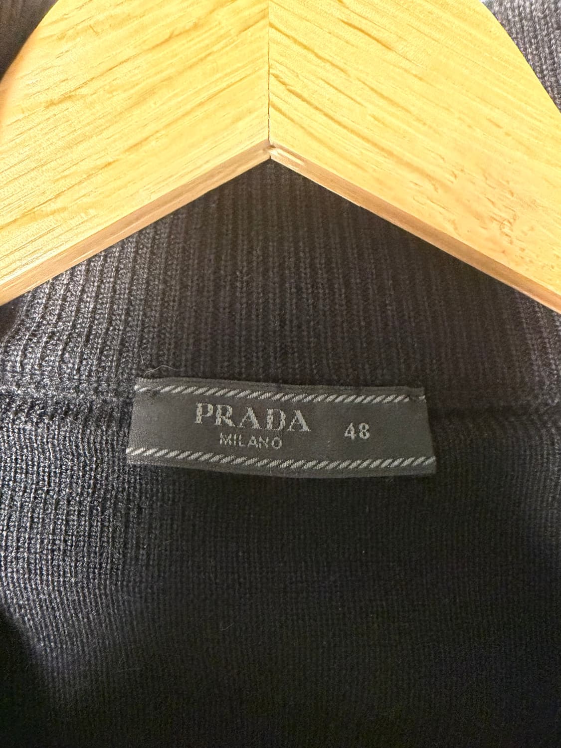 프라다 나일론 니트 집업 자켓 상품이미지7