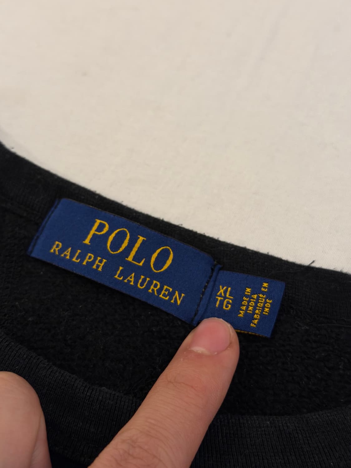 폴로 랄프로렌 맨투맨 스웻셔츠 블랙 상품이미지3