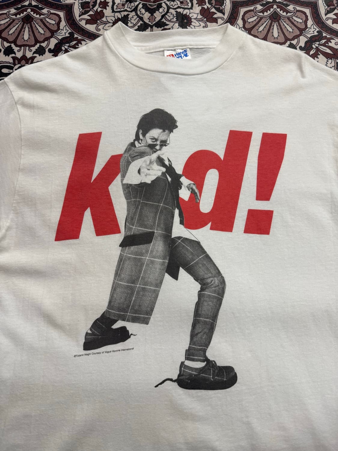90s VOGUE x K.D LANG 반팔티셔츠 상품이미지2