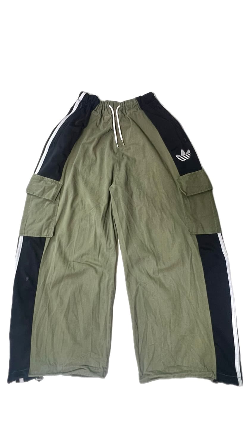 아디다스 구파이어버드 커스텀 카고 와이드 팬츠 상품이미지1