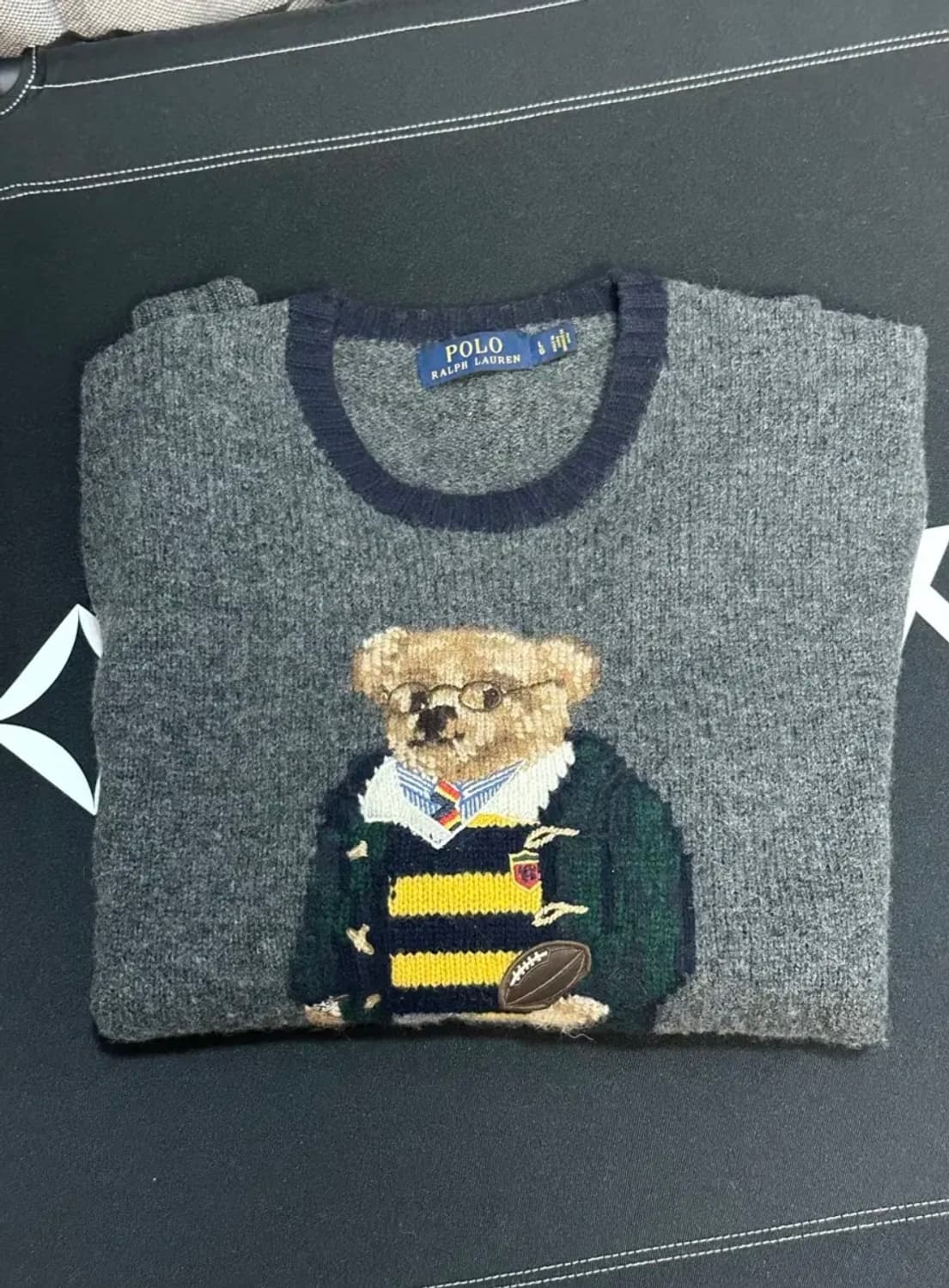 폴로 해리포터 베어 니트 그레이 L 상품이미지3