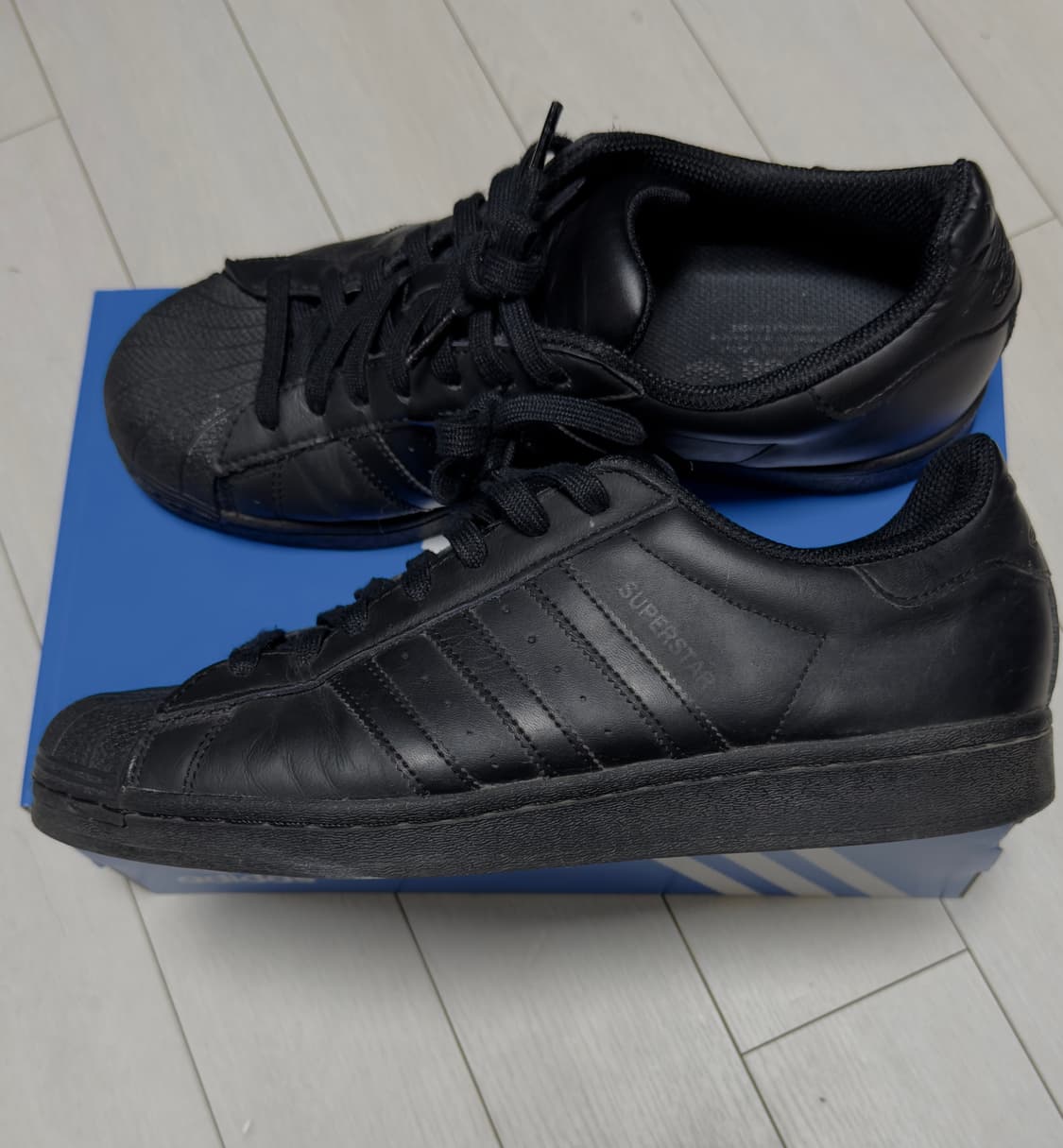 아디다스 슈퍼스타 트리플 블랙 270 상품이미지2