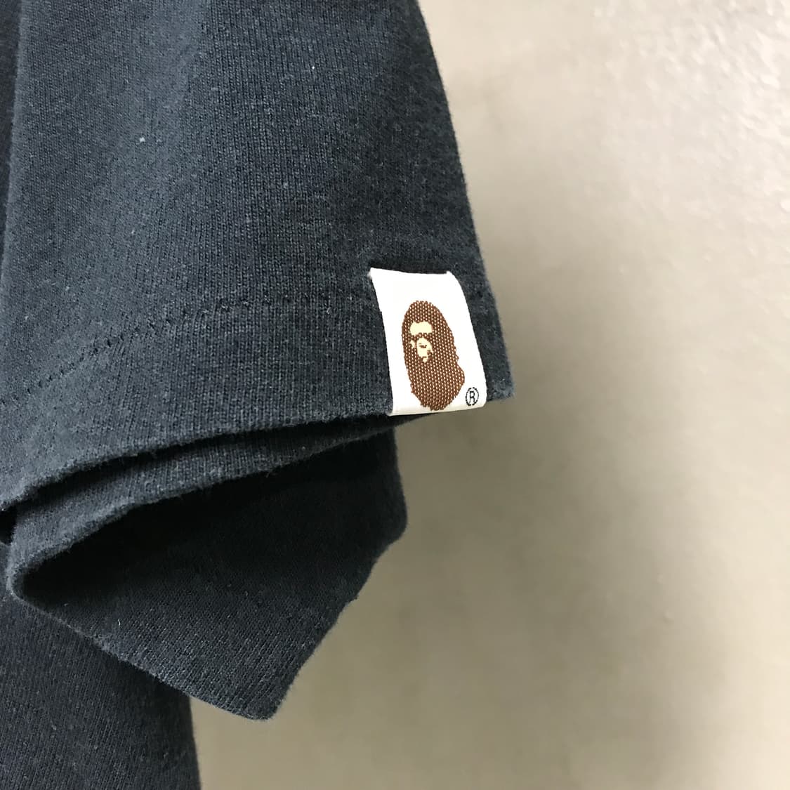 베이프 카모 반팔 티셔츠 블랙 M 상품이미지5