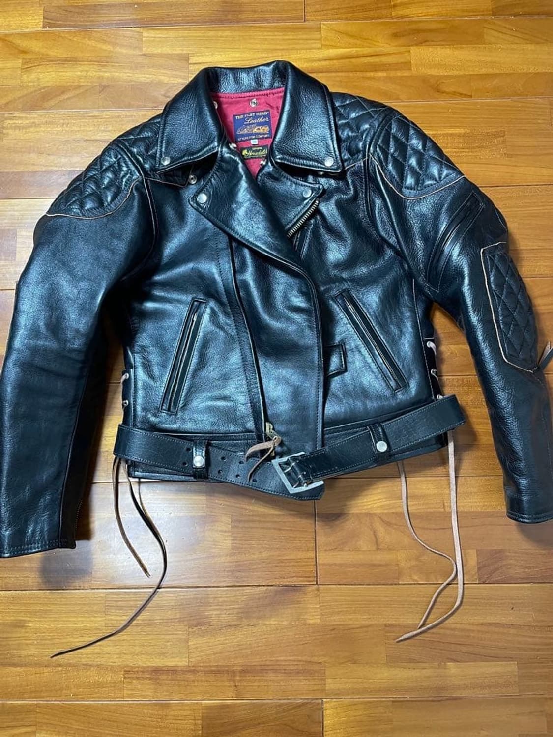 플랫헤드 더블라이더 레더자켓 40 상품이미지1