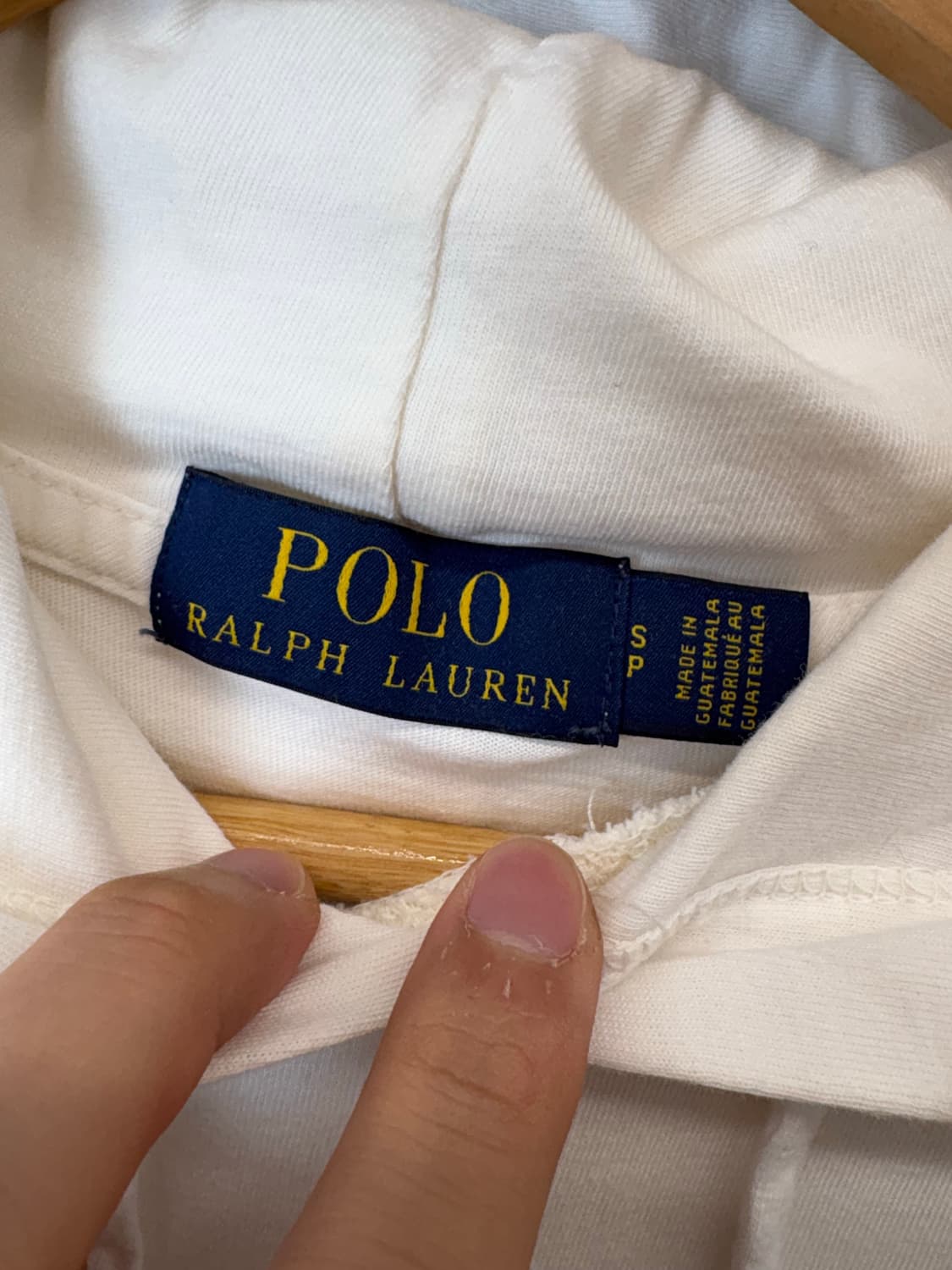 폴로랄프로렌 베어 긴팔 후드티 아이보리 상품이미지6