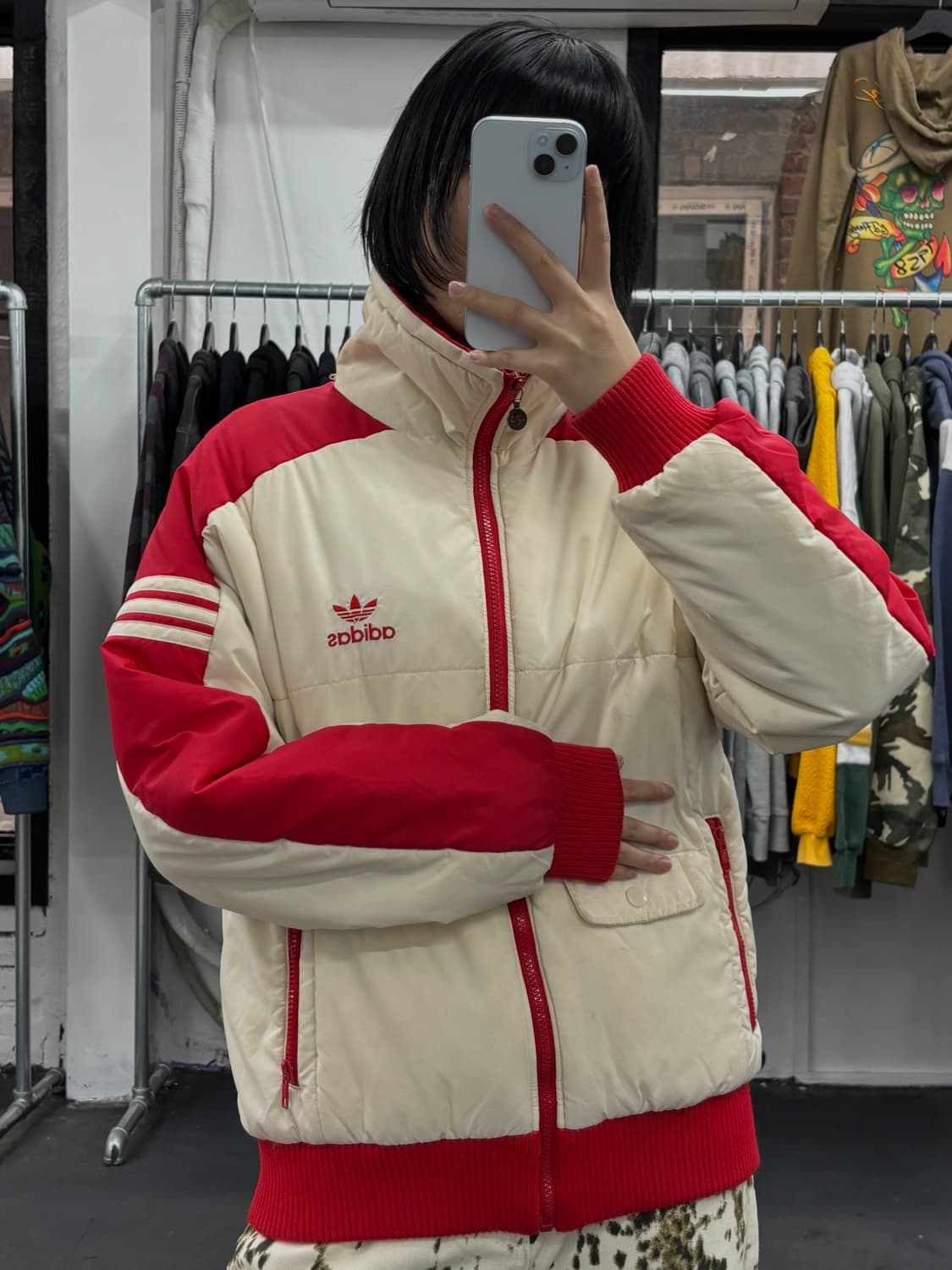 아디다스 80s 트레포일 푸퍼 자켓 상품이미지3