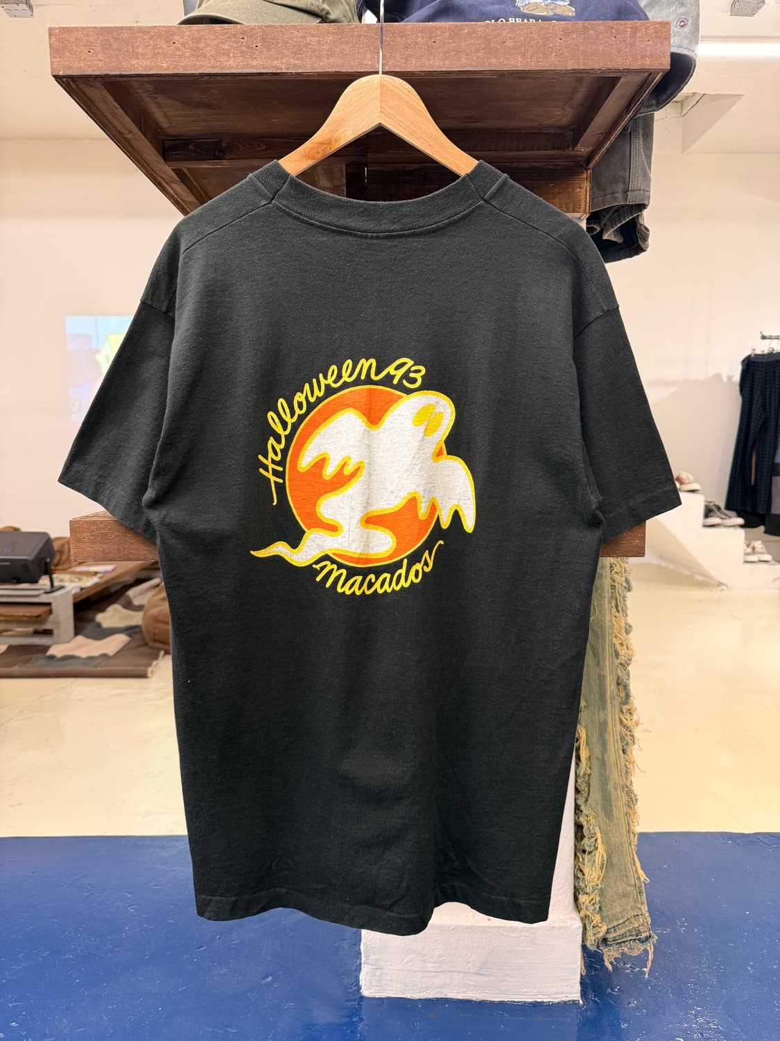 1990s 할로윈 고스트 싱글스티치 반팔티  상품이미지4