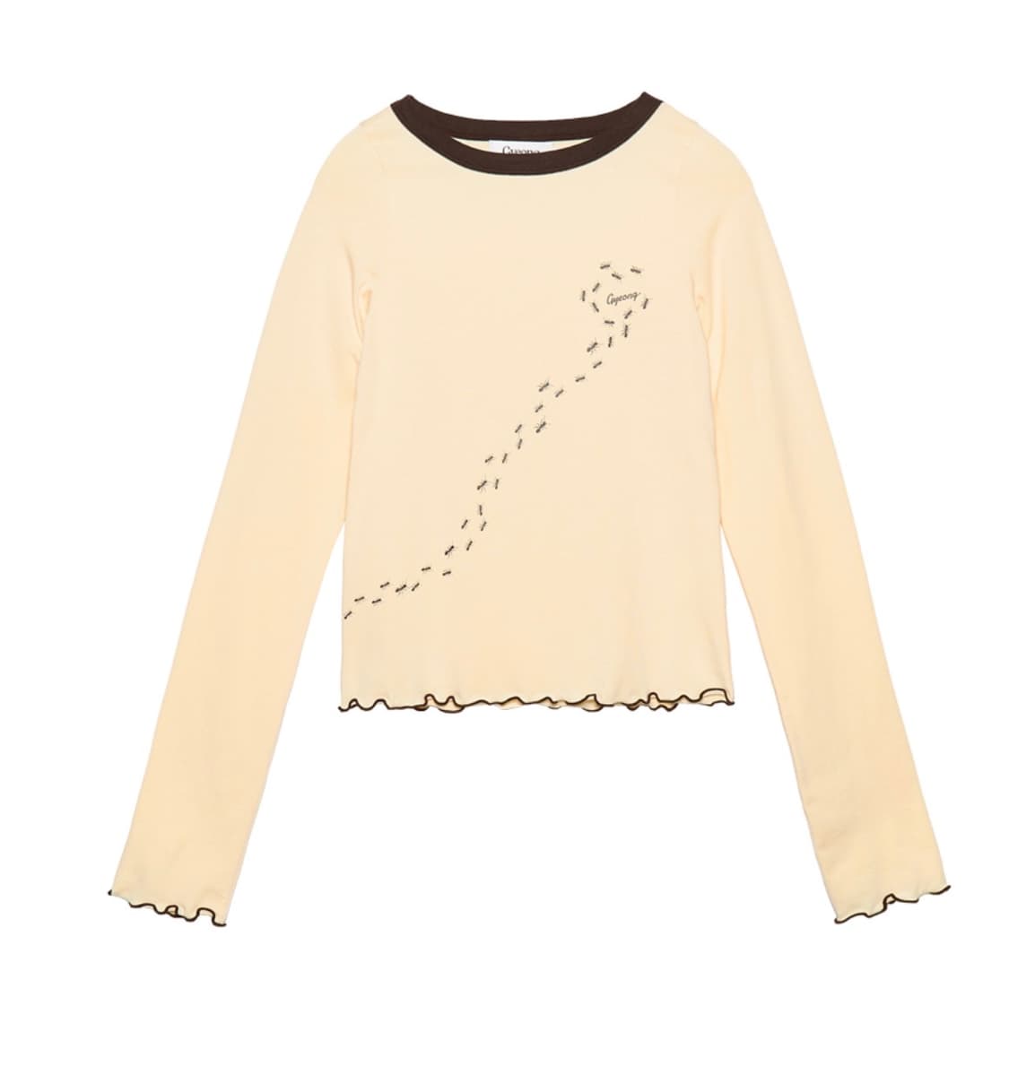 경 보트넥 슬리브 옐로우 상품이미지2