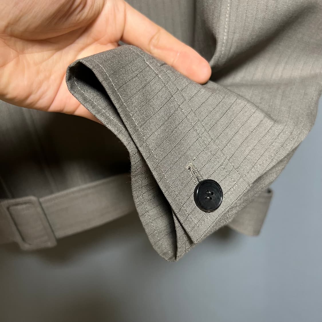 MMGL 스트라이프 울 블루종 자켓 3 상품이미지5