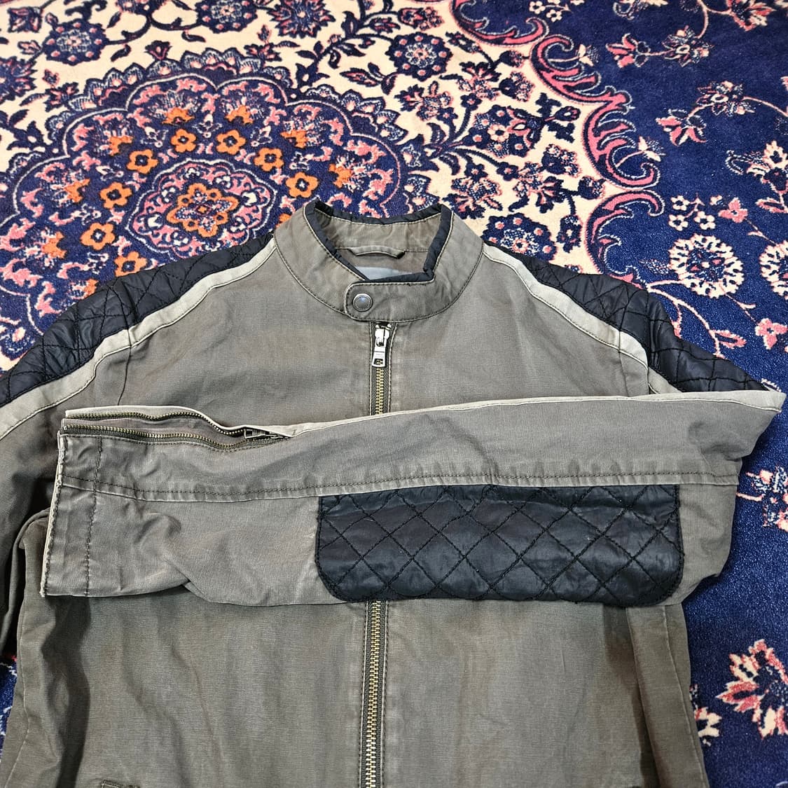 아르마니익스체인지 바이커 워크 집업자켓 상품이미지7