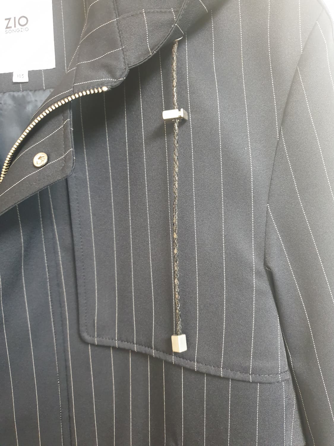 [남성] 지오송지오 스트라이프 후드 자켓 105 상품이미지5