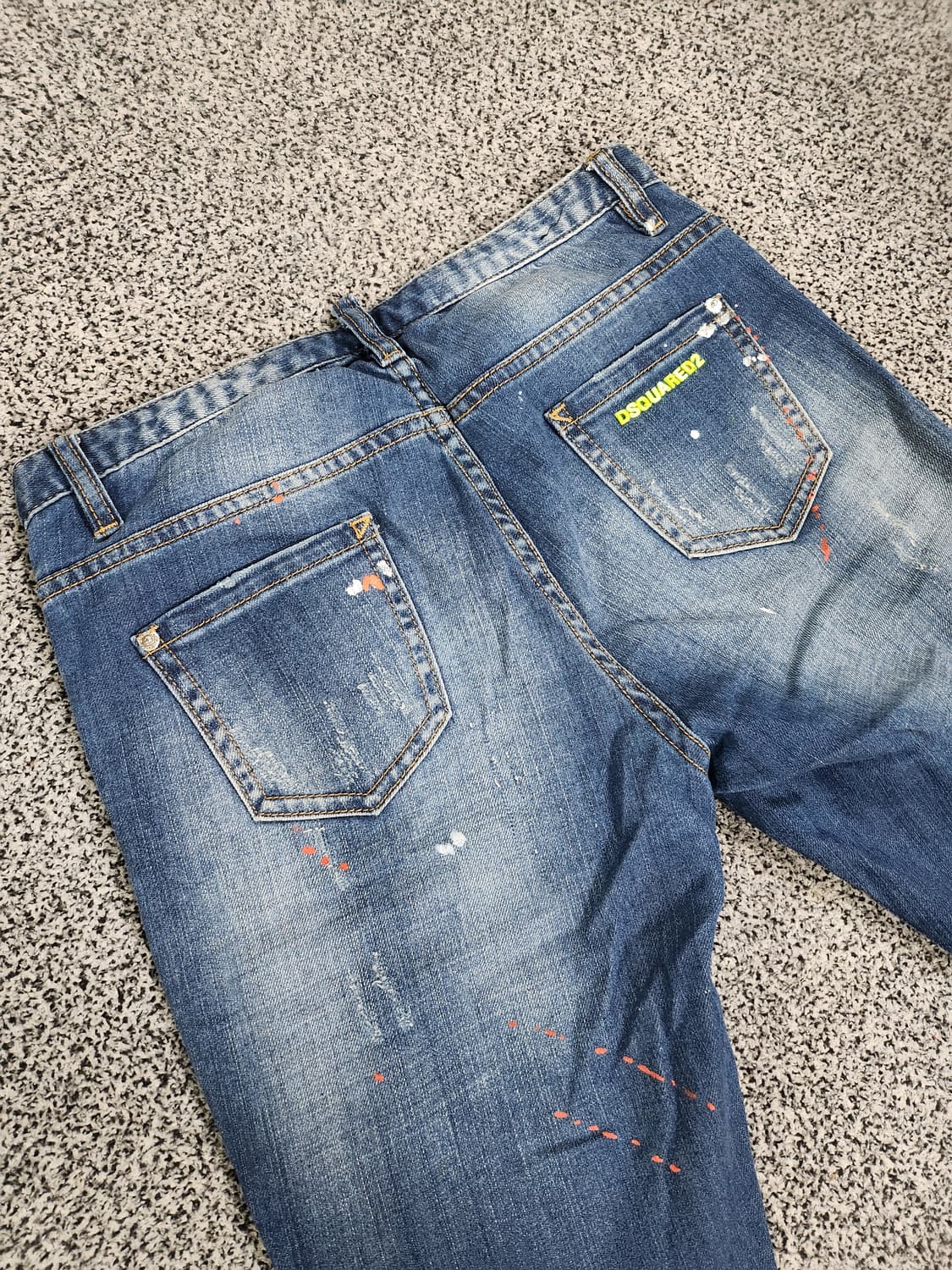 //디스퀘어드2 스타일 페인팅 워싱진 42 상품이미지5