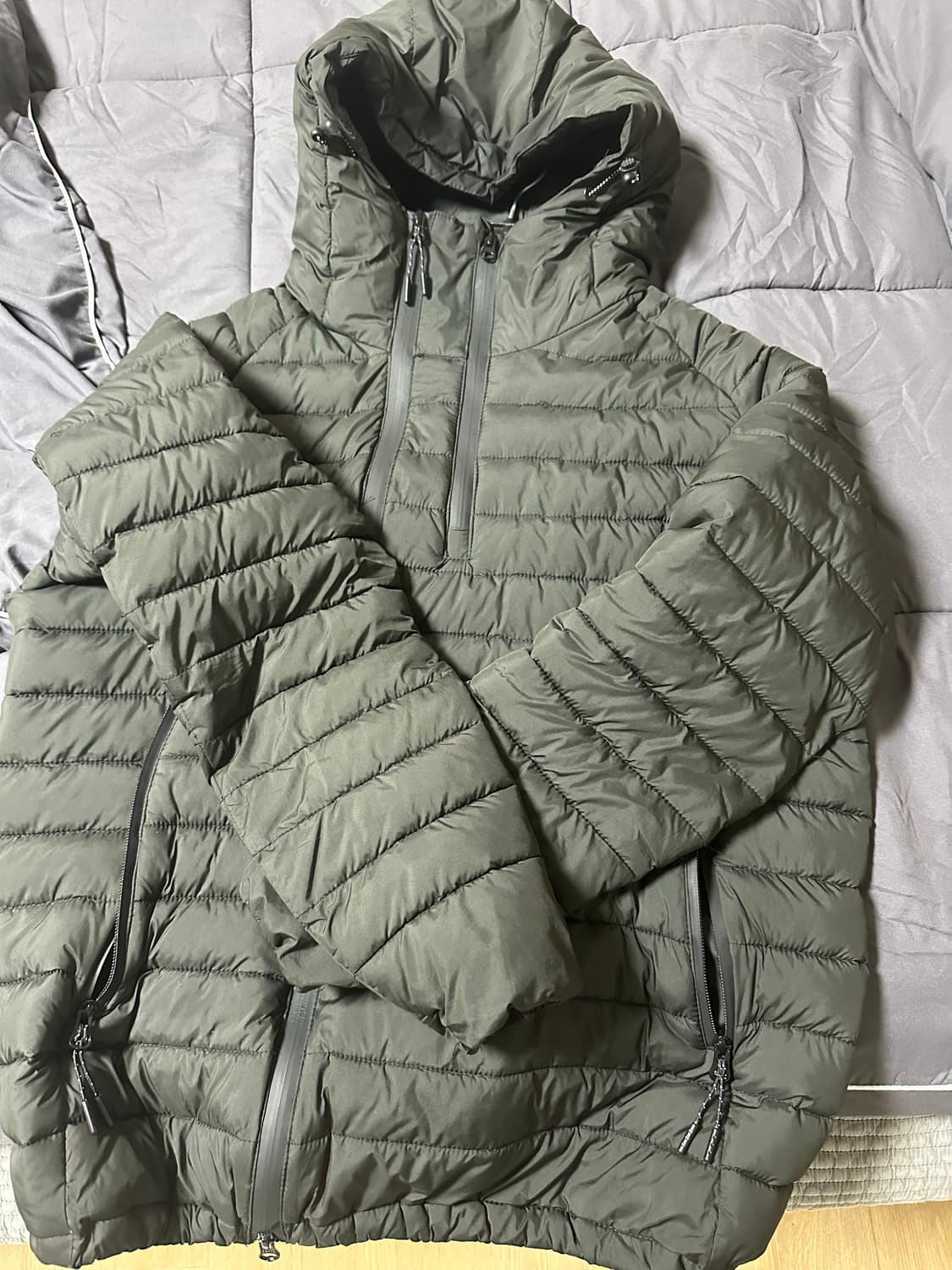 크롭 경량패딩  상품이미지1