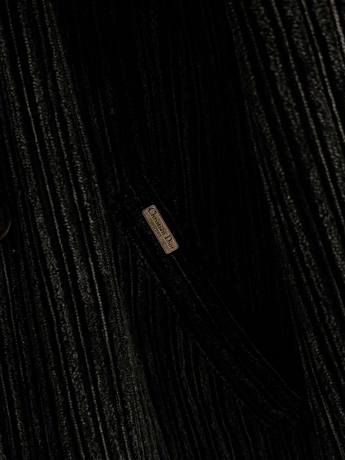  Christian Dior 90s 코듀로이 피코트 상품이미지5