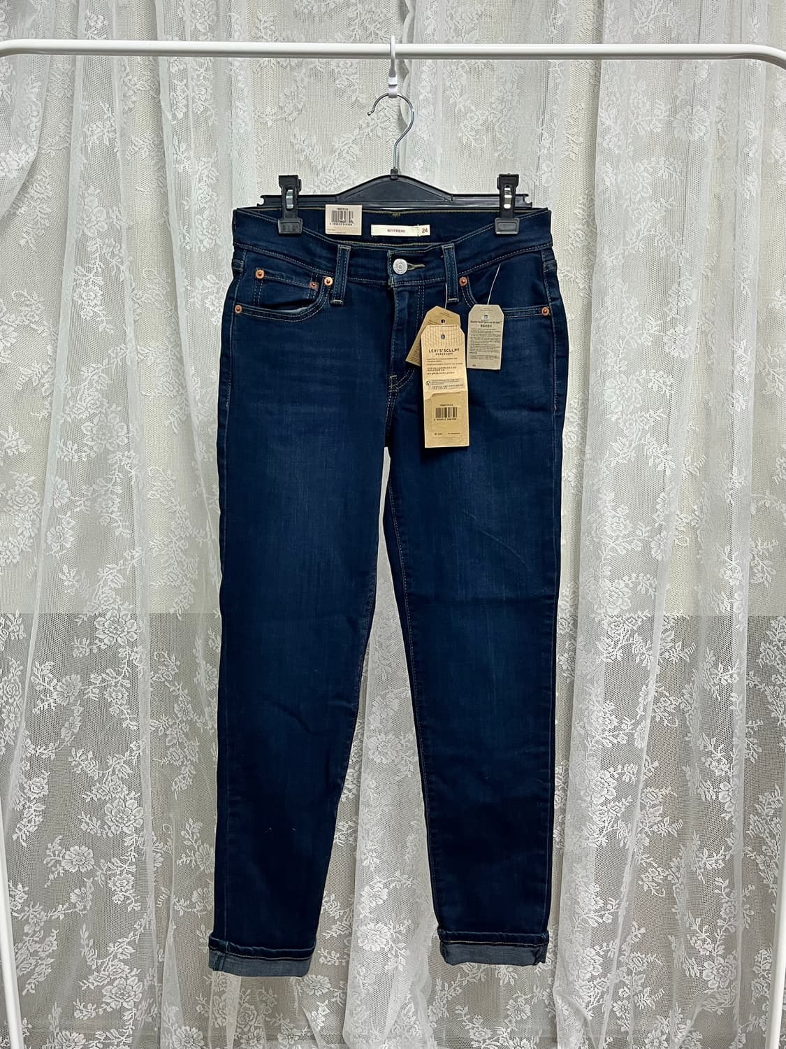 24) 새상품 리바이스 보이프렌드 데님 청바지 상품이미지1