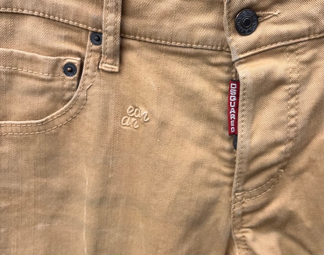 디스퀘어드 Dsquared2 자수로고 코튼팬츠 44 상품이미지2