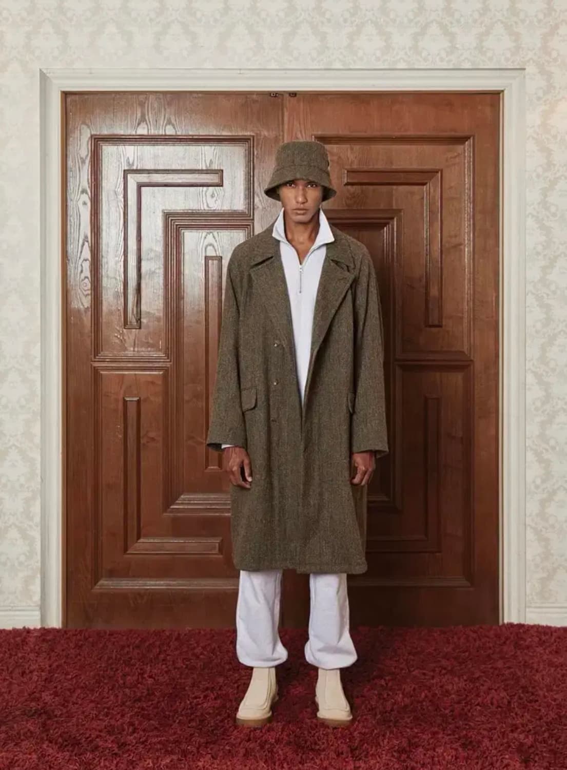 [1] 브라운야드 해리스트위드 코트 상품이미지2