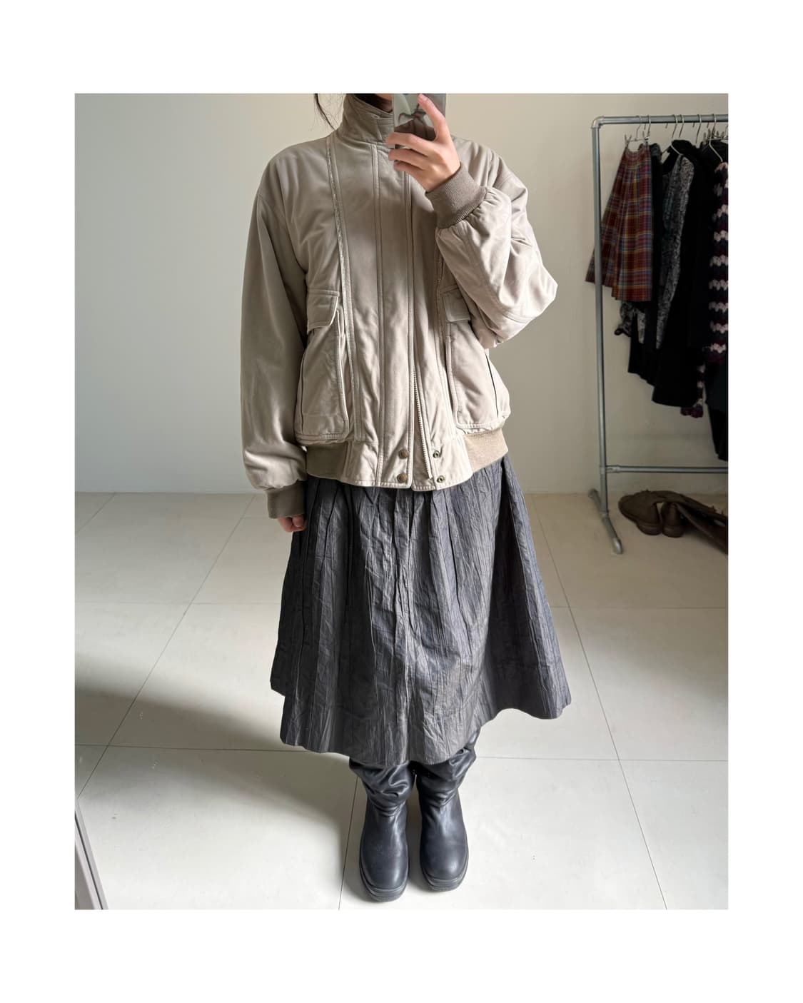 빈티지 누빔 자켓 상품이미지3