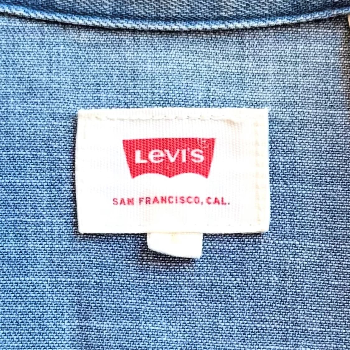 리바이스 웨스턴 데님 셔츠 상품이미지7