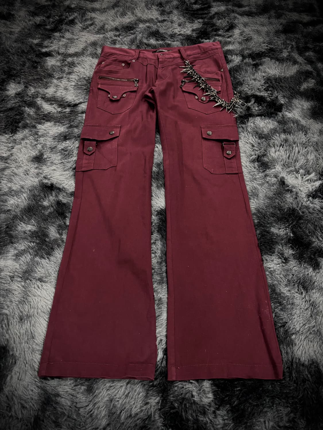 레드와인 포켓 데님 팬츠 상품이미지1