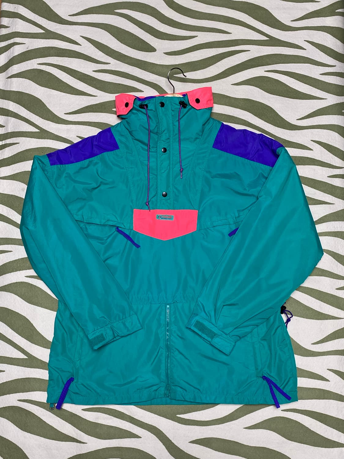 컬럼비아 90s 올드스쿨 아노락 바람막이 상품이미지1