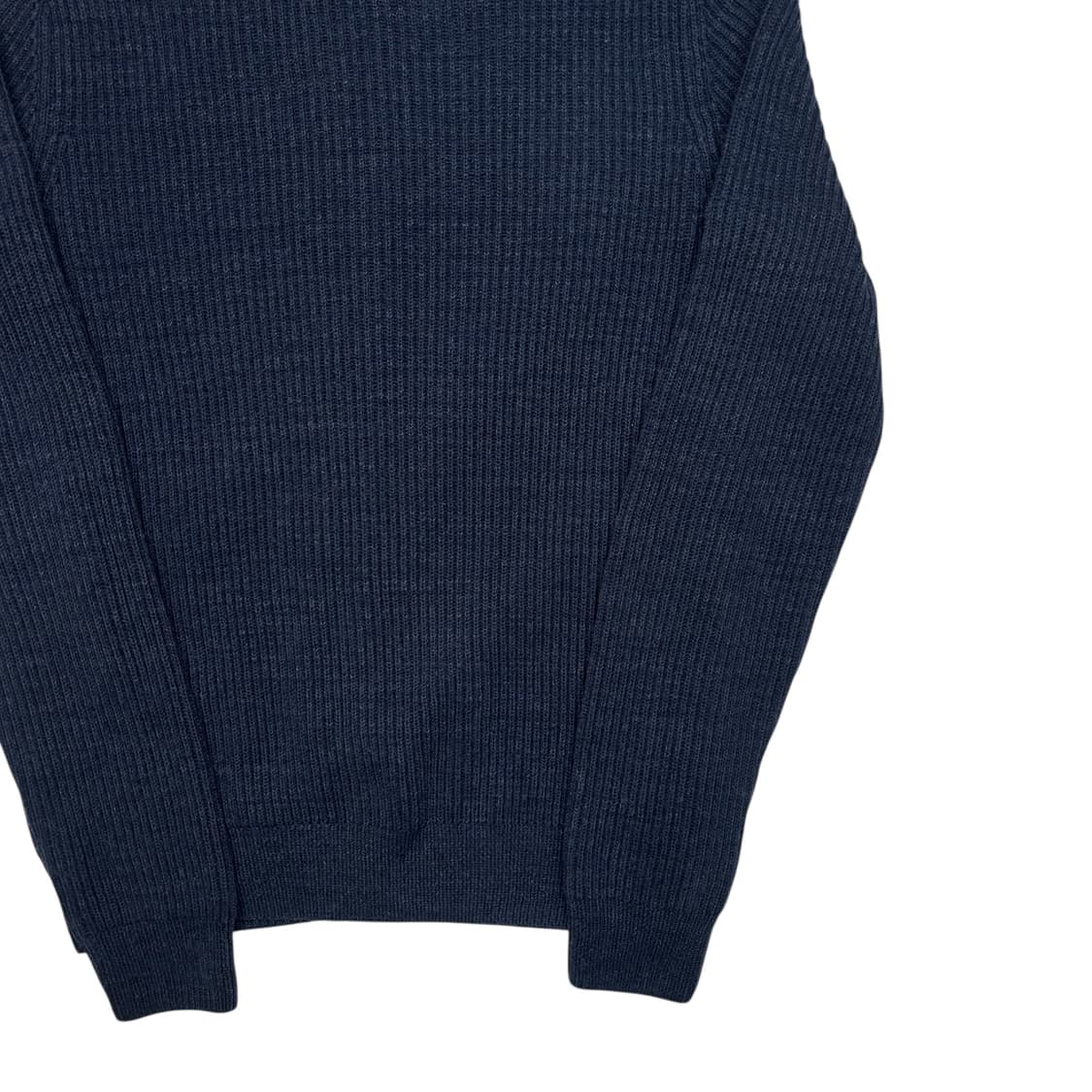 프레드 페리 네이비 골지 니트 집업 S 상품이미지6