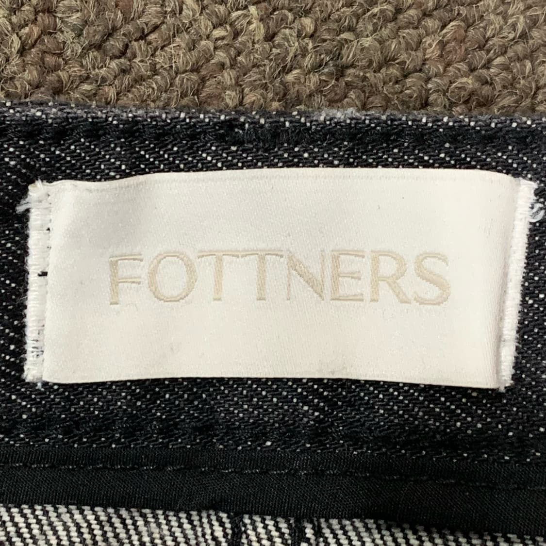 [30] 포트너스 투턱 와이드핏 데님팬츠 상품이미지5