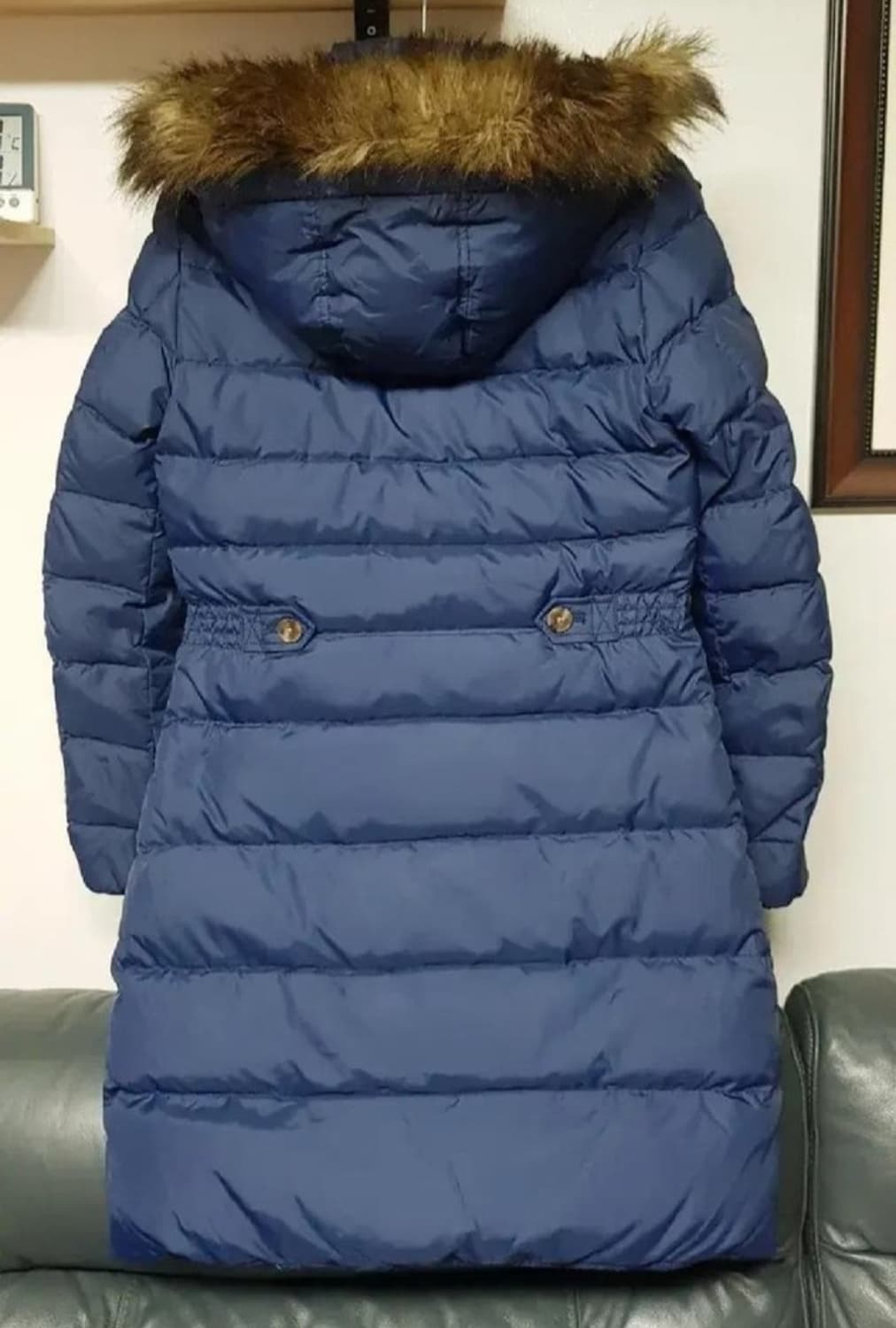 타미힐피거 데님 플레인 폴리 다운 롱패딩 점퍼, 벤치코트  상품이미지2