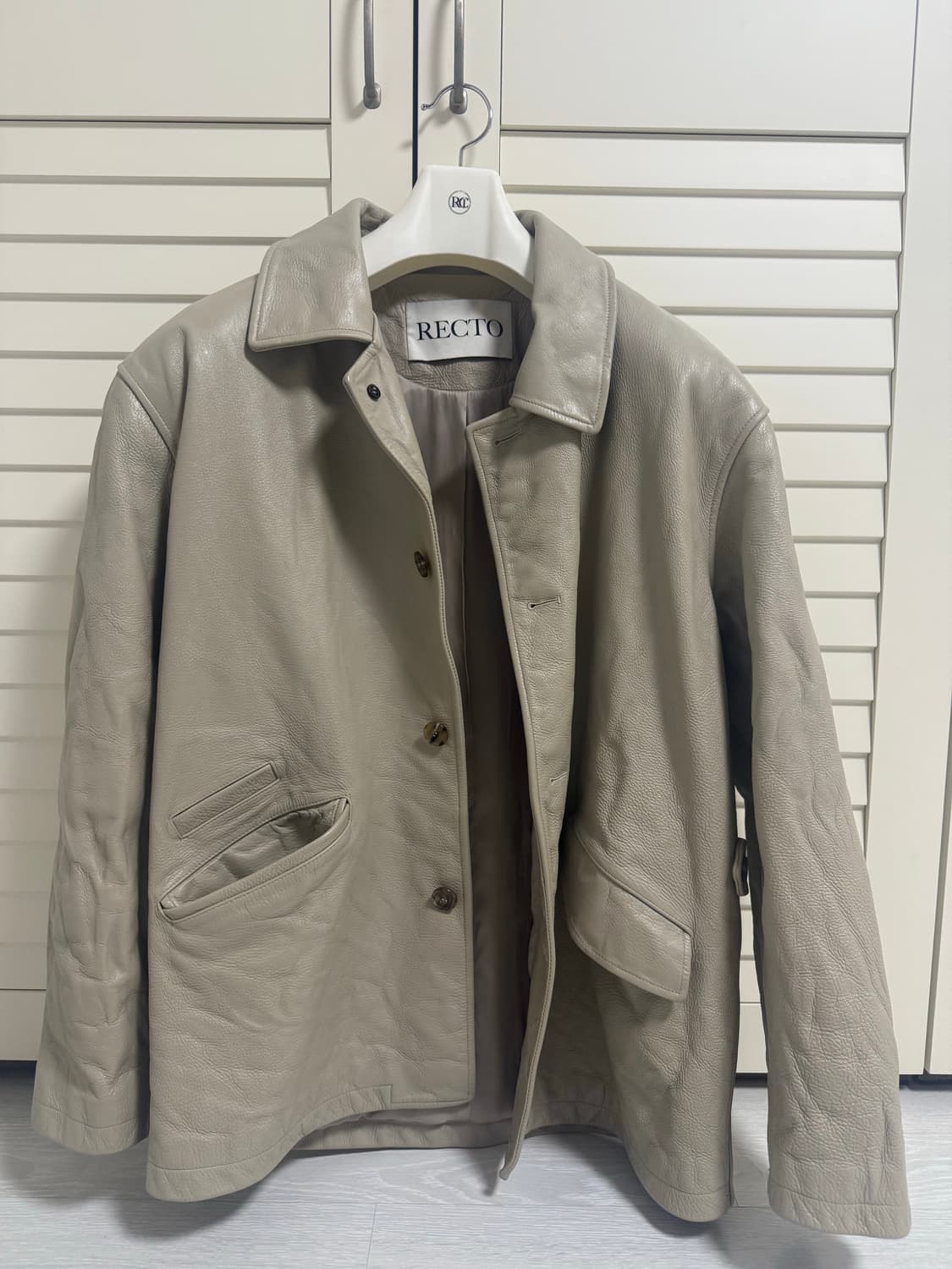 렉토 레더자켓 상품이미지1